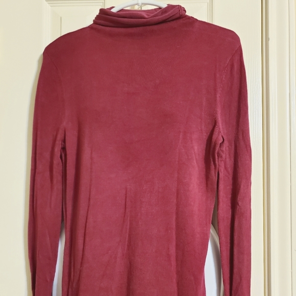 Cupio Raspberry Monk Neckline Top - Picture 1 of 11